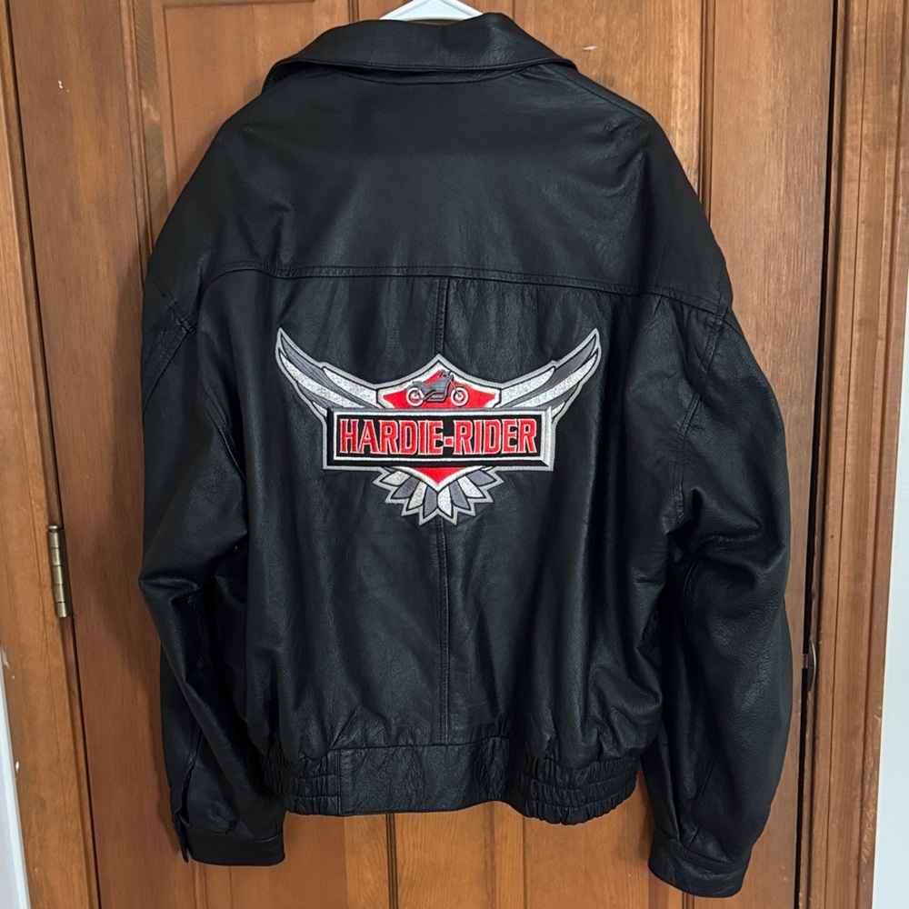 Hardie-Rider Black Bomber Jacket for Men